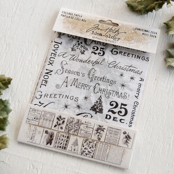 Tim Holtz Idea-ology Collage Paper Christmas Tim Holtz Idea-ology Collage Paper Christmas