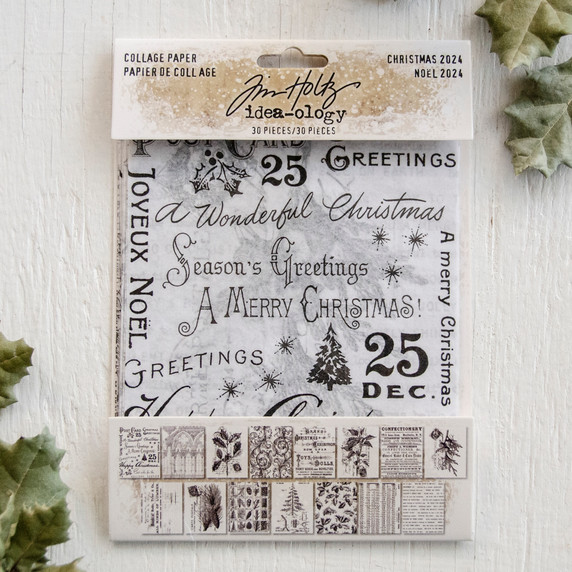 Tim Holtz Idea-ology Collage Paper Christmas Tim Holtz Idea-ology Collage Paper Christmas