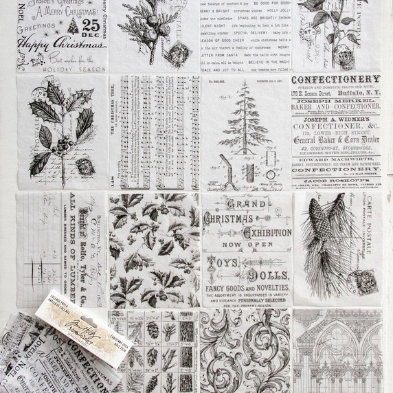 Tim Holtz Idea-ology Collage Paper Christmas Tim Holtz Idea-ology Collage Paper Christmas