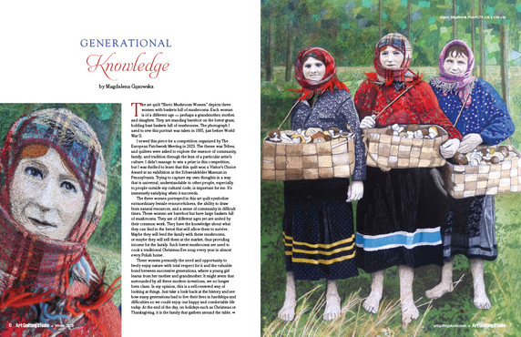 【新品未開封】EVERGREEN LELAND STUDIO Art Quilting Studio Spring 2025 | Stampington & Company