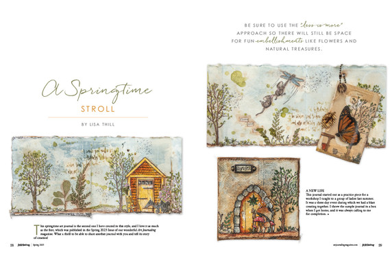 Art Journaling Spring 2025 Instant Download