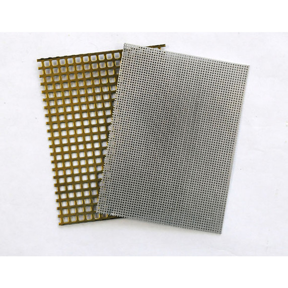 Perforated metal sheets 3 x 4  Pack of 2