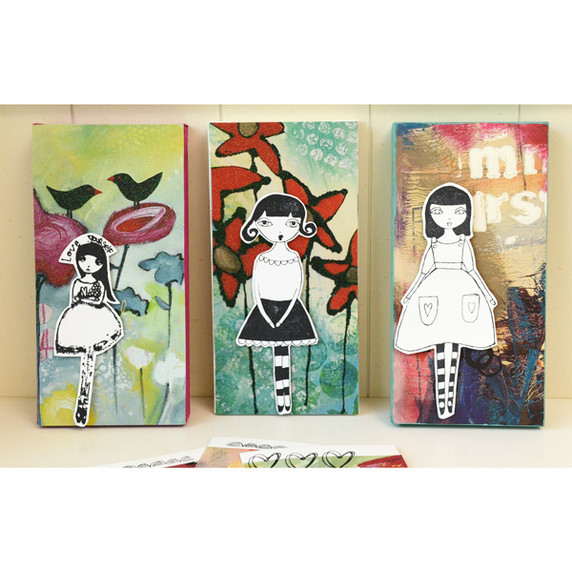 Colorful Canvases and Cards Project
