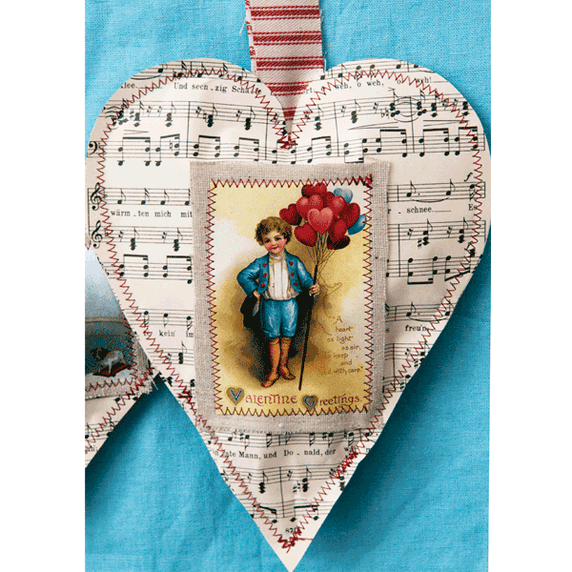 Vintage Valentine Ornaments Project