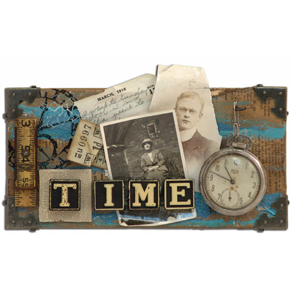 Time Canvas Project by Tim Holtz