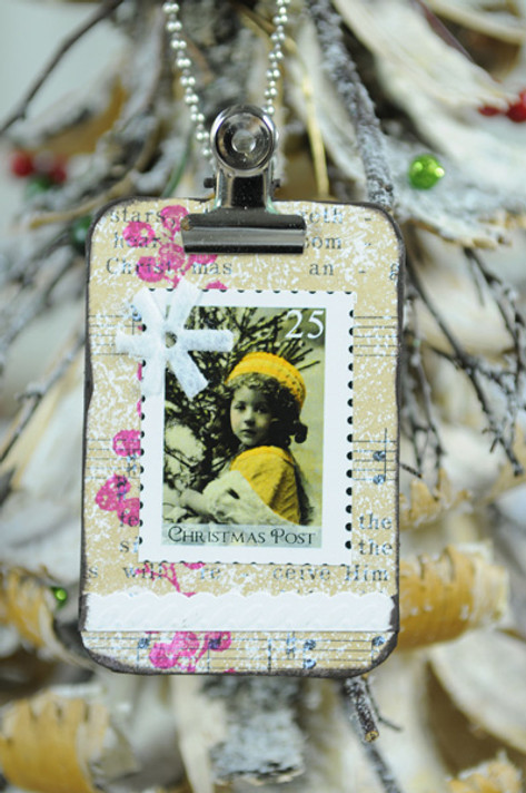 Mini Clipboard Ornaments Project by Audrey Hernandez