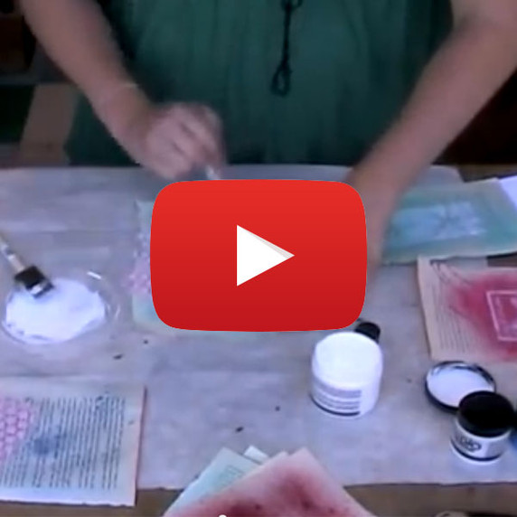 Stamp Production In Action & DIY Art Papers How-To Part 2 Video