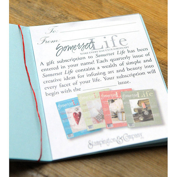 Somerset Gift Announcements Presentation Inspiration Project