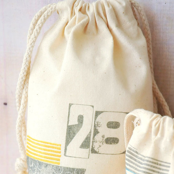 Washi Fabric Bags Project