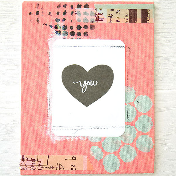 Mixed-Media Love Canvases Project