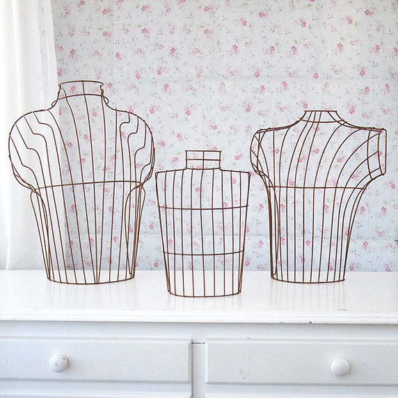 Wire Dress Forms  Set of 3