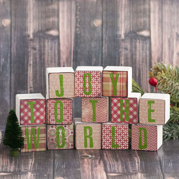 Joy to the World Blocks Project by Sarah Donawerth