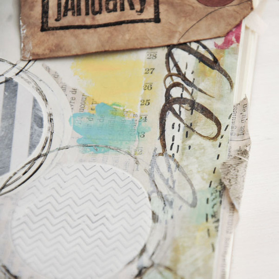 Keep Taking Chances Monthly Art Journal Project + FREE Printable
