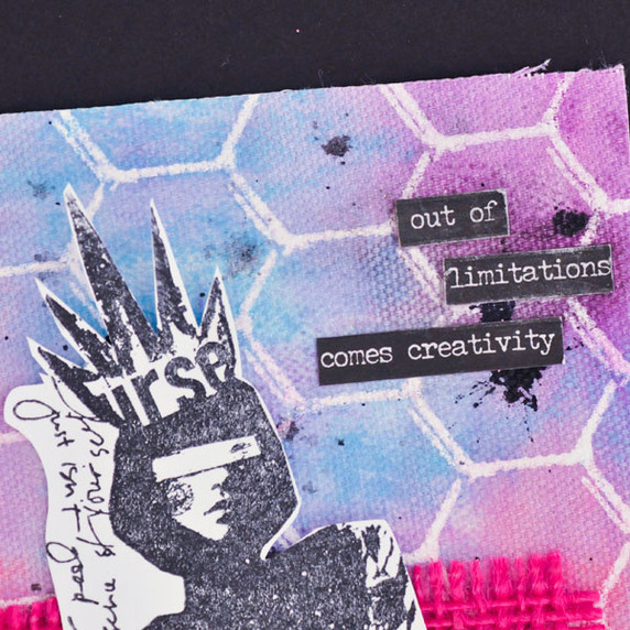 Out of Limitations Comes Creativity Mixed-Media Project