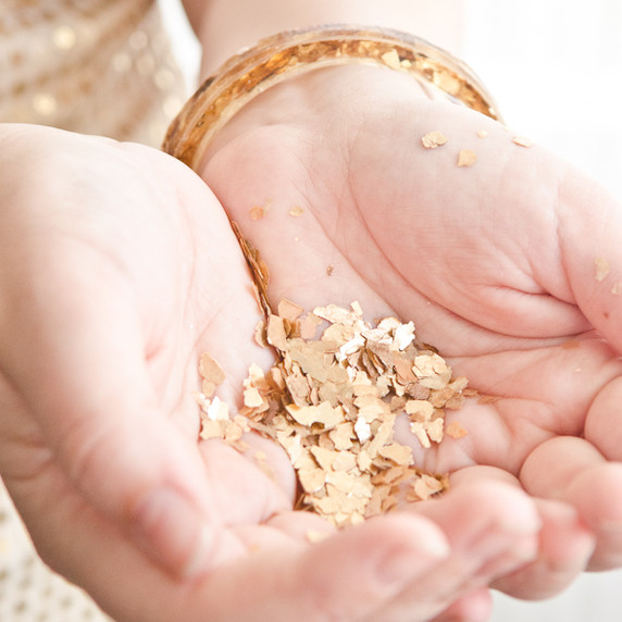 Gold Leafed Bangle Bracelet Project