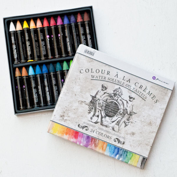 Prima Marketing Water-Soluble Oil Pastel Crayons