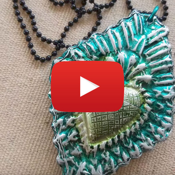 Faux Metal with Relics and Artifact Blanks Video by Cat Kerr