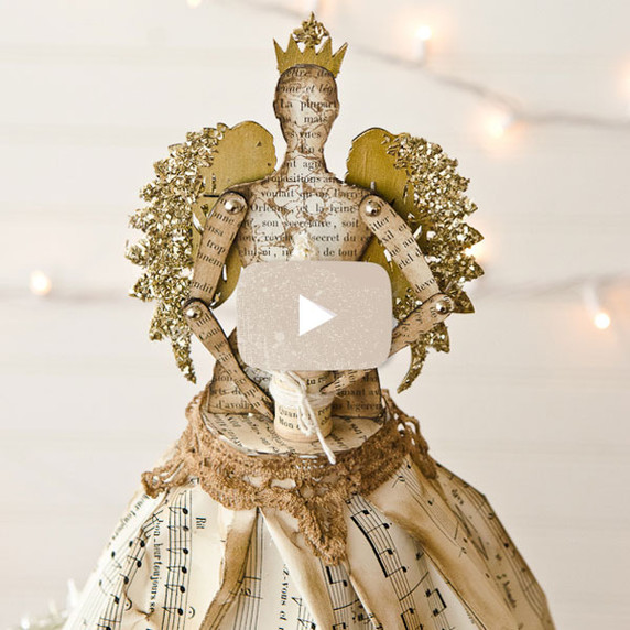 Steampunk Angel Christmas Tree Topper Video