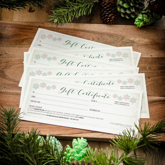 Gift Certificate — Holiday Theme