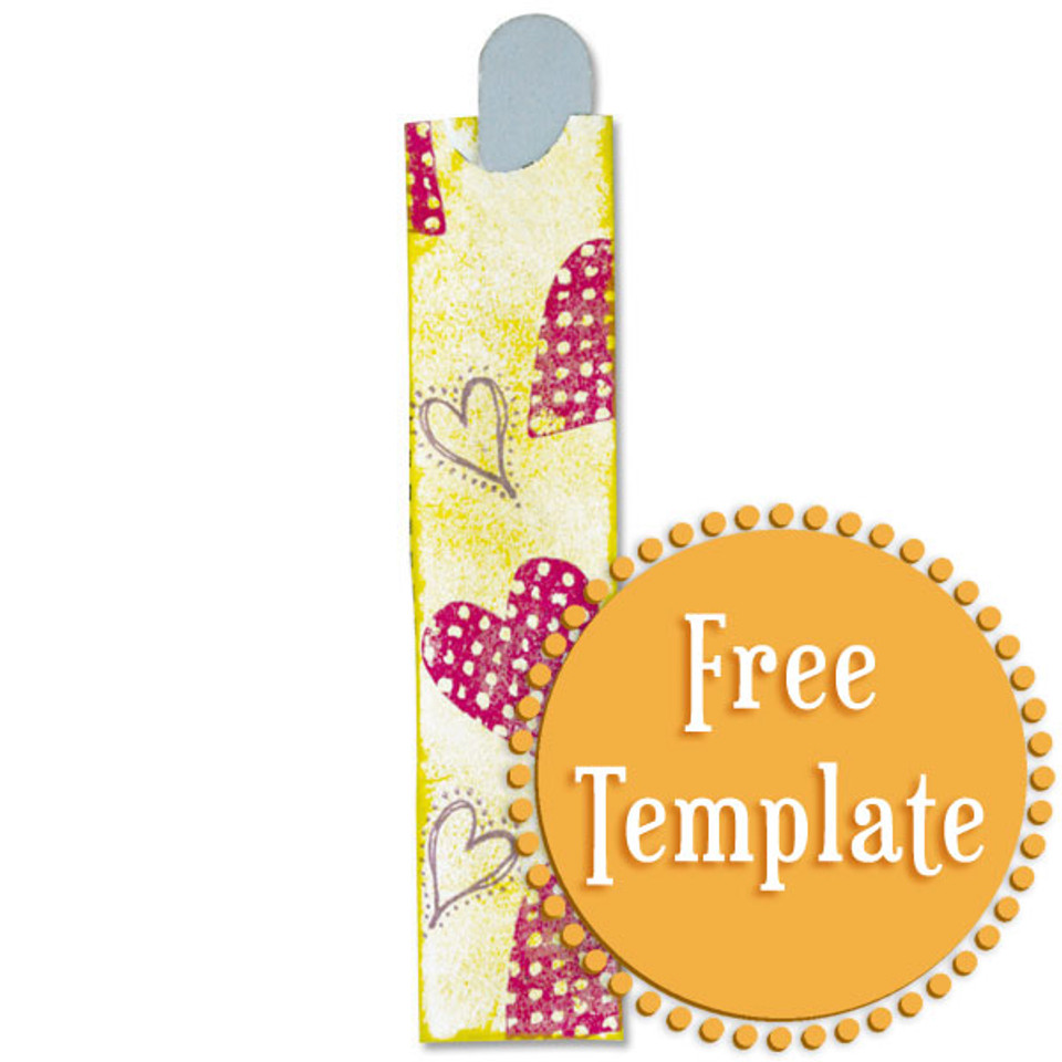 Slender Envelope Template Stampington And Company 7957