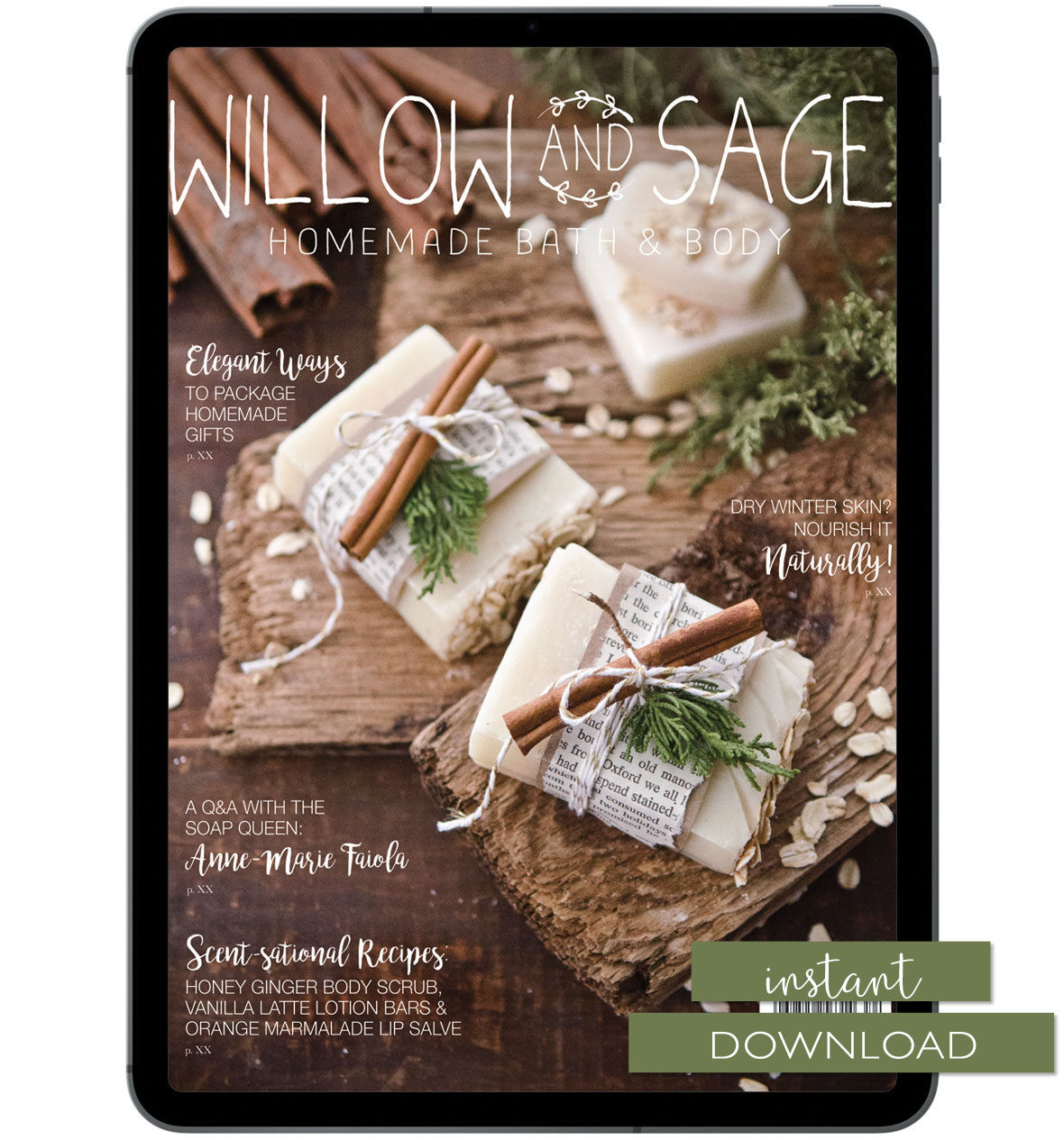 Willow And Sage Winter 2018 Instant Download Stampington Company