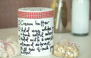 Printable Recipe on Treat Bags Project