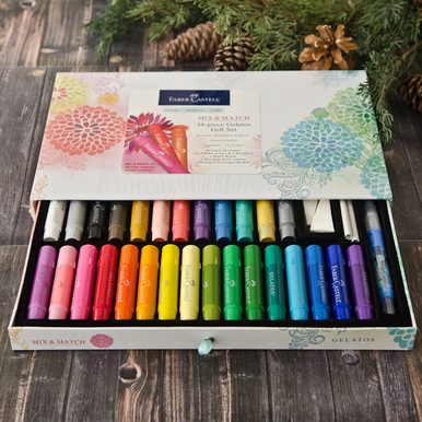 Amazon.com : Faber-Castell Gelatos Gift Set: 28 Watercolor