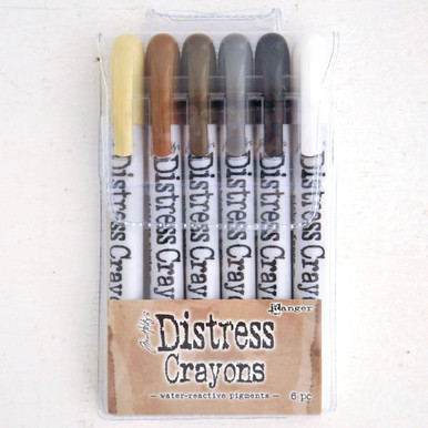 Tim Holtz Distress Crayon Pearl Set-Halloween Set #2 -SHK77466