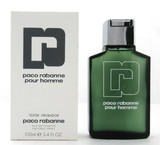 Paco Rabanne Pour Homme Eau De Toilette Spray 100 ml./ 3.4 oz. New Tester