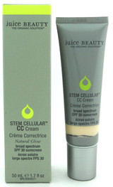 Juice Beauty Stem Cellular CC Cream SPF 30 Natural Glow 50 ml./ 1.7 oz. New in Box