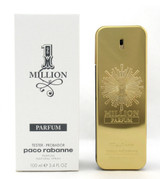 1 Million Parfum by Paco Rabanne 3.4 oz. Parfum Spray for Men New Tester