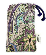ETRO Cosmetic Make Up/Cell Phone Fabric Pouch Made in Italy. Brand New.