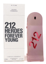 Carolina Herrera 212 Heroes Forever Young 2.7 oz. EDP Spray for Women. New Tester