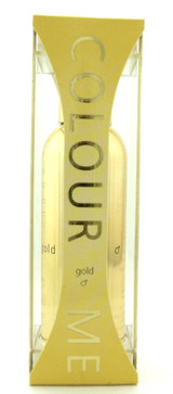 Colour Me GOLD by Milton-Lloyd 3.0 oz. EDP Spray for Men. New in Sealed Box