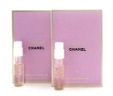 CHANCE CHANEL 1.5 ml. Eau de Parfum Spray Vials. New with Card. Lot of 2. Buy 3+ and pay only $14.99 each!