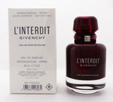L'Interdit Givenchy 2.7 oz./ 80 ml. Eau de Parfum ROUGE Spray for Women. Brand New Tester with Cap.