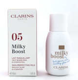 Clarins Milky Boost 05 Milky Sandalwood Skin Perfecting 50 ml/1.6 oz. New in Box