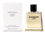 Burberry Hero 3.3 oz./100 ml. Eau de Toilette Spray for Men New Tester w/Cap