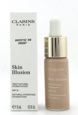 Clarins Skin Illusion Natural Hydrating Foundation SPF 15 # 108 Sand 15 ml./ 0.5 oz. New Tester