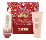 212 VIP ROSE by Carolina Herrera 2.7oz EDP Spray+3.4oz B/Lotion New Women's SET