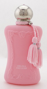 Delina Exclusif by Parfums de Marly Parfum Spray for Women 75 ml./ 2.5 oz. NO BOX Lower Fragrance Level Scratched Bottle 99% FULL