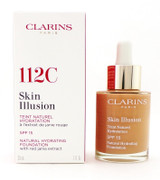 Clarins Skin Illusion 112C Natural Hydrating Foundation SPF 15 1 oz./30 ml. New