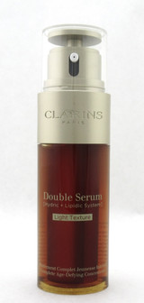 Clarins Double Serum Light Texture Complete Age Control Concentrate 50 ml./ 1.6 oz. New NO BOX
