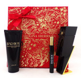 Bad Boy by Carolina Herrera 3 Pc Set for Men: 1.7oz & 0.34oz EDT Spray+S/Gel New