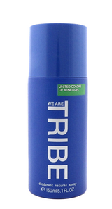 United Colors of Benetton We are Tribe 5.1 oz Deodorant Spray for Men. Brand New