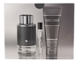 Mont Blanc Explorer 3.3 oz & 7.5 ml EDP Spray +3.3 oz Shower Gel. New Men's SET