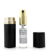 Rebottled: PRADA LUNA ROSSA BLACK EDP Refillable Spray 0.25 oz./ 7.5 ml
