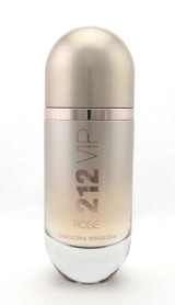 212 VIP Rose by Carolina Herrera EDP Spray for Women 80 ml./ 2.7 oz.  NO BOX Lower Fragrance Level Scratched Cap
