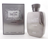 HAWAS for Him CHROME by Rasasi 3.38 oz. EDP Spray for Men. New No Cellophane