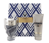 Invictus by Rabanne 3.4 oz EDT Spray + 3.4 oz All Over Shampoo. New SET for Men